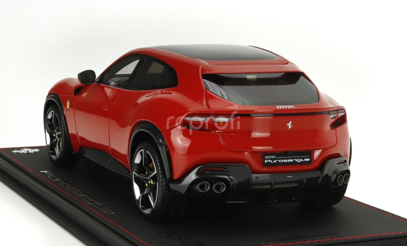 Bbr-models Ferrari Purosangue Suv Panoramic Roof 2022 - Con Vetrina - With Showcase 1:18 Rosso Corsa - Červená