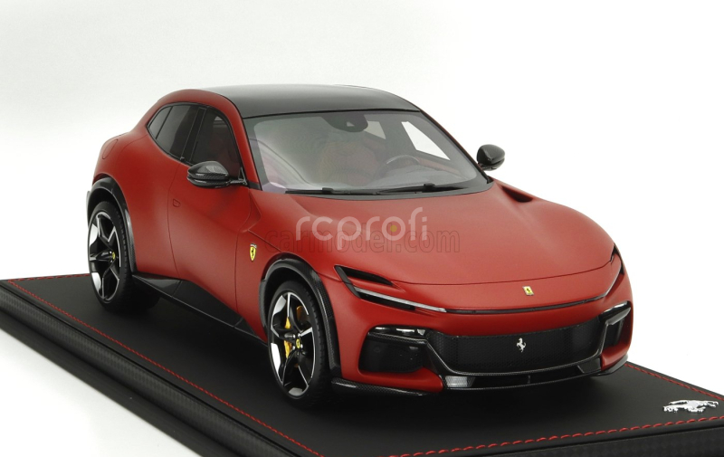 Bbr-models Ferrari Purosangue Suv Panoramic Roof 2022 - Con Vetrina - With Showcase 1:18 Rosso F1-75 - Matná Červená