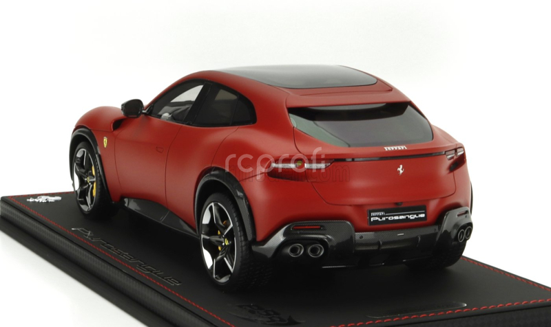 Bbr-models Ferrari Purosangue Suv Panoramic Roof 2022 - Con Vetrina - With Showcase 1:18 Rosso F1-75 - Matná Červená