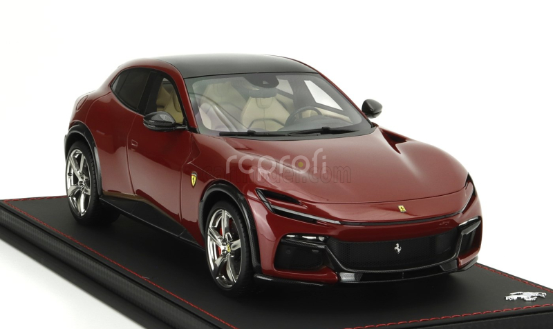 Bbr-models Ferrari Purosangue Suv Panoramic Roof 2022 - Con Vetrina - With Showcase 1:18 Rosso Mugello - Červený Met