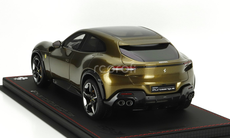 Bbr-models Ferrari Purosangue Suv Panoramic Roof 2022 - Con Vetrina - With Showcase 1:18 Verde Volterra - Zelená Met
