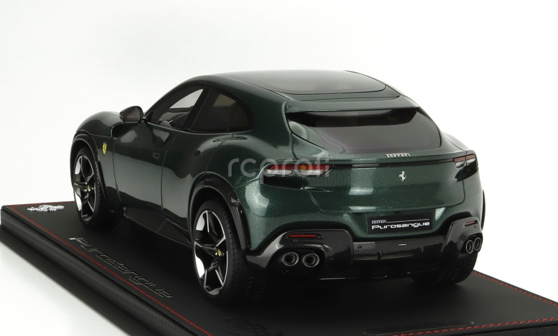 Bbr-models Ferrari Purosangue Suv Panoramic Roof 2022 - Con Vetrina - With Showcase 1:18 Verde Zeltweg - Zelená Cesta