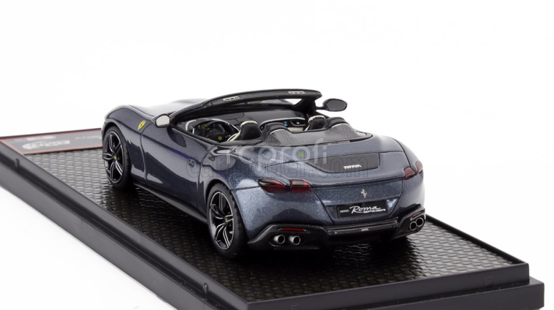Bbr-models Ferrari Roma Spider Open 2020 1:43 Blu Roma - Blue Met