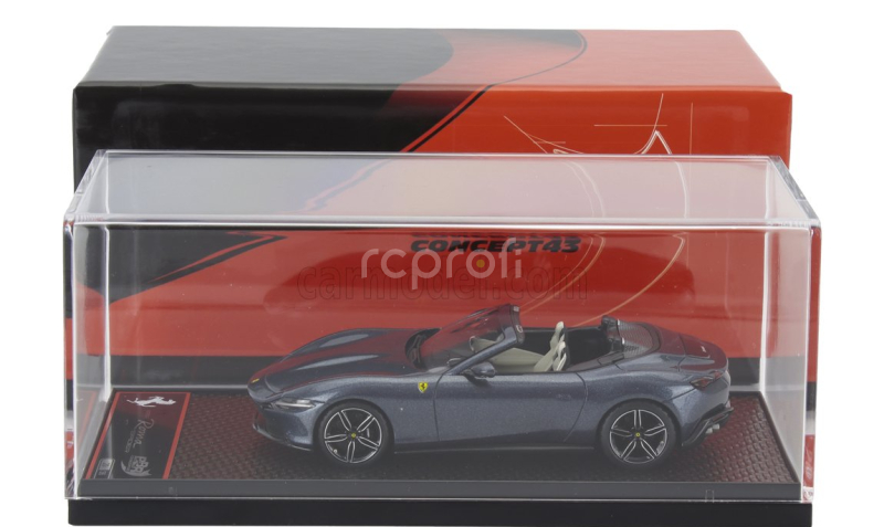 Bbr-models Ferrari Roma Spider Open 2020 1:43 Blu Roma - Blue Met