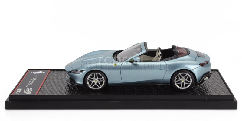 Bbr-models Ferrari Roma Spider Open 2020 1:43 Celeste Trevi - Světle Modrá Met