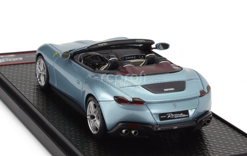 Bbr-models Ferrari Roma Spider Open 2020 1:43 Celeste Trevi - Světle Modrá Met