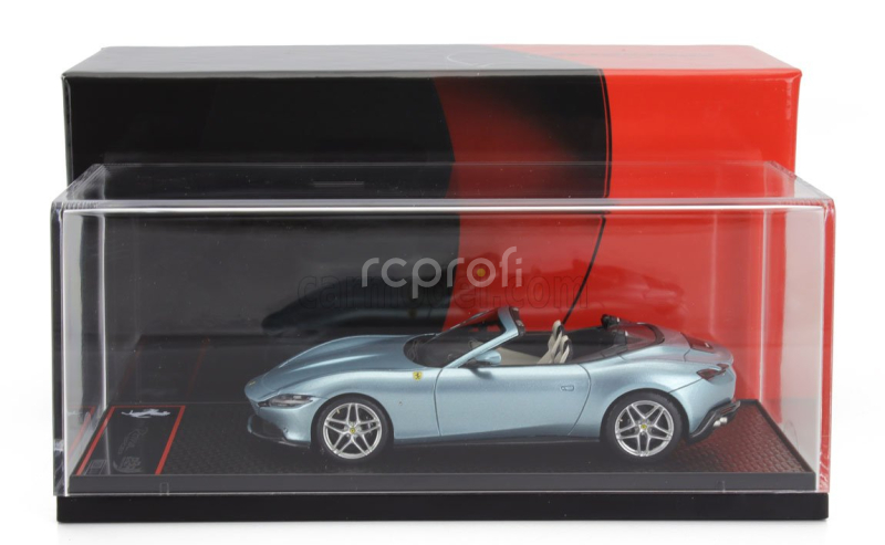 Bbr-models Ferrari Roma Spider Open 2020 1:43 Celeste Trevi - Světle Modrá Met
