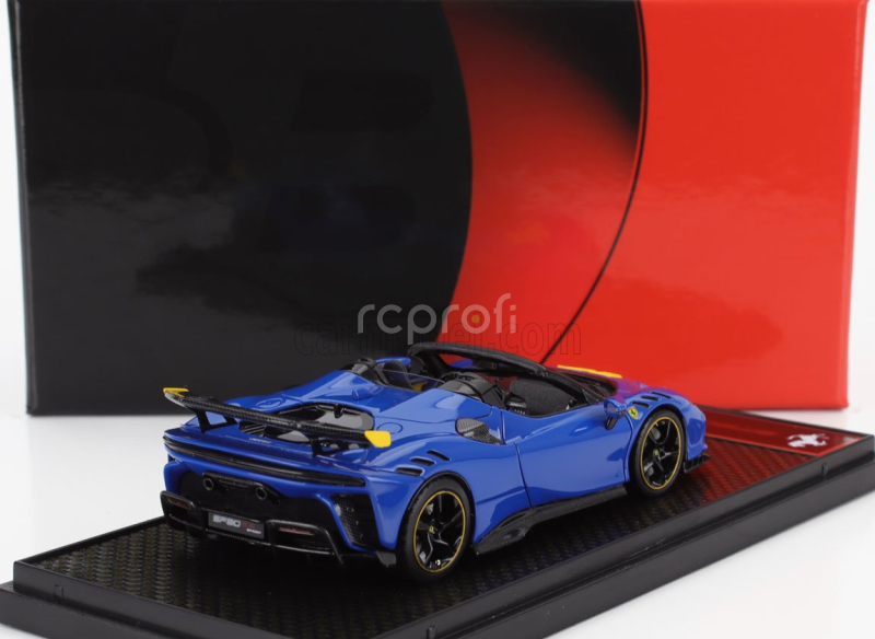 Bbr-models Ferrari Sf90 Xx Stradale Spider 2024 1:43 Azzurro Dino - Světle Modrá Černá Žlutá