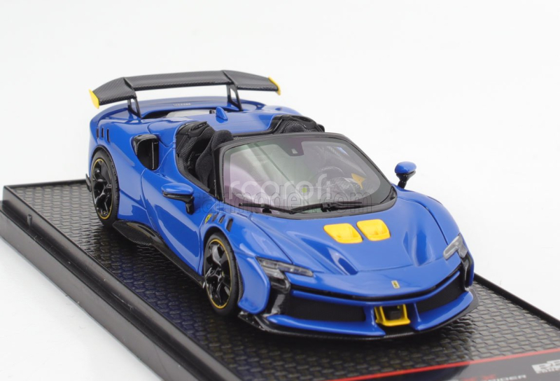 Bbr-models Ferrari Sf90 Xx Stradale Spider 2024 1:43 Azzurro Dino - Světle Modrá Černá Žlutá