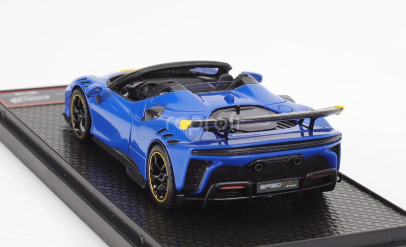 Bbr-models Ferrari Sf90 Xx Stradale Spider 2024 1:43 Azzurro Dino - Světle Modrá Černá Žlutá