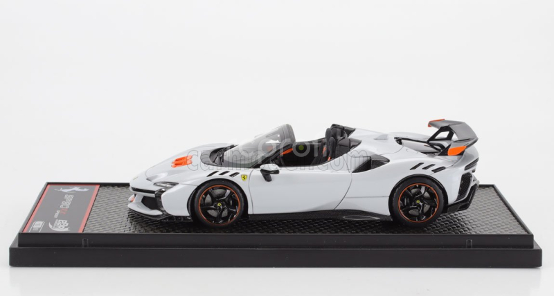 Bbr-models Ferrari Sf90 Xx Stradale Spider 2024 1:43 Bianco Artico - Bílá Met Oranžová Černá