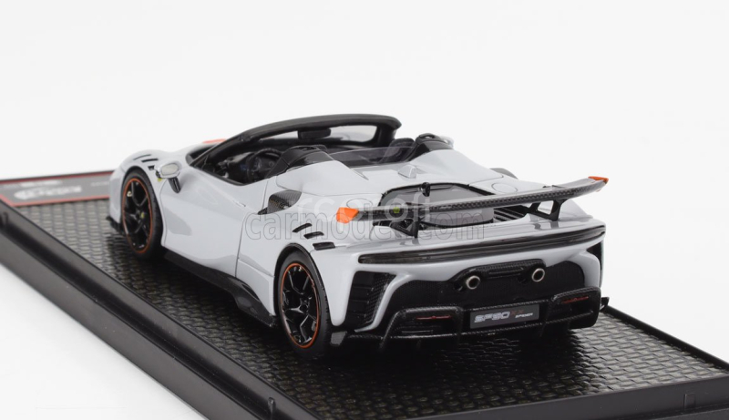 Bbr-models Ferrari Sf90 Xx Stradale Spider 2024 1:43 Bianco Artico - Bílá Met Oranžová Černá