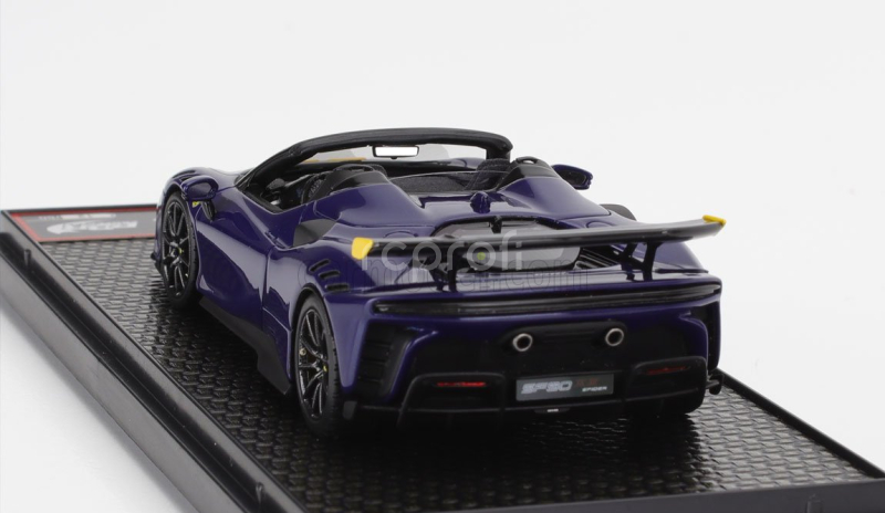 Bbr-models Ferrari Sf90 Xx Stradale Spider 2024 1:43 Blu Elettrico - Modrá Žlutá Černá