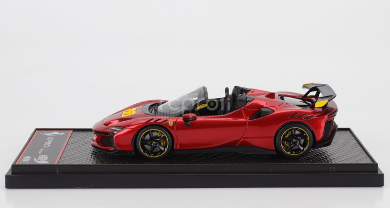 Bbr-models Ferrari Sf90 Xx Stradale Spider 2024 1:43 Rosso Portofino - Červená Met Žlutá Černá