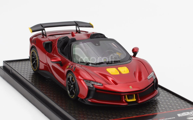 Bbr-models Ferrari Sf90 Xx Stradale Spider 2024 1:43 Rosso Portofino - Červená Met Žlutá Černá