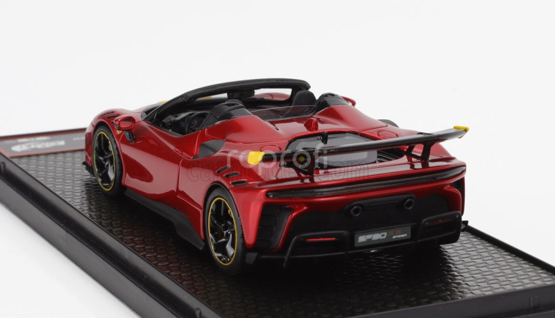Bbr-models Ferrari Sf90 Xx Stradale Spider 2024 1:43 Rosso Portofino - Červená Met Žlutá Černá