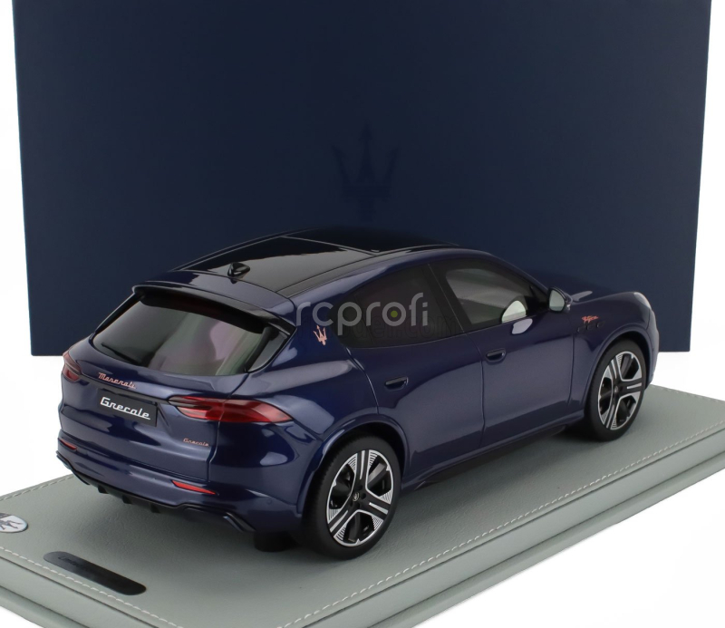 Bbr-models Maserati Grecale Folgore Suv 2022 - Con Vetrina - With Showcase 1:18 Blu Intenso - Blue Met