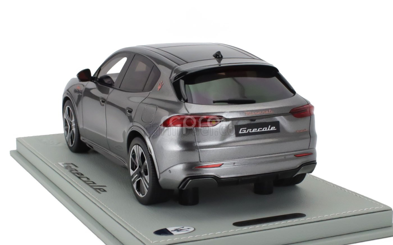 Bbr-models Maserati Grecale Folgore Suv 2022 - Con Vetrina - With Showcase 1:18 Grigio Lava - Grey Met