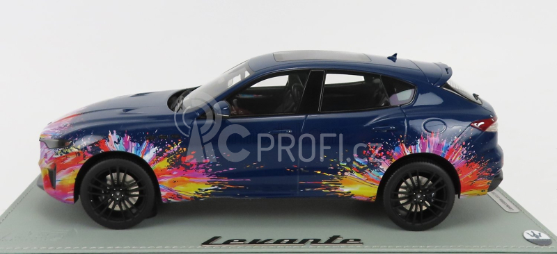 Bbr-models Maserati Levante Trofeo 2021 - Fuoriserie Edition - Con Vetrina - With Showcase 1:18 Blue