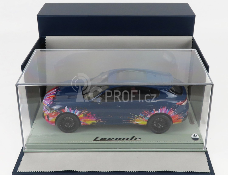 Bbr-models Maserati Levante Trofeo 2021 - Fuoriserie Edition - Con Vetrina - With Showcase 1:18 Blue