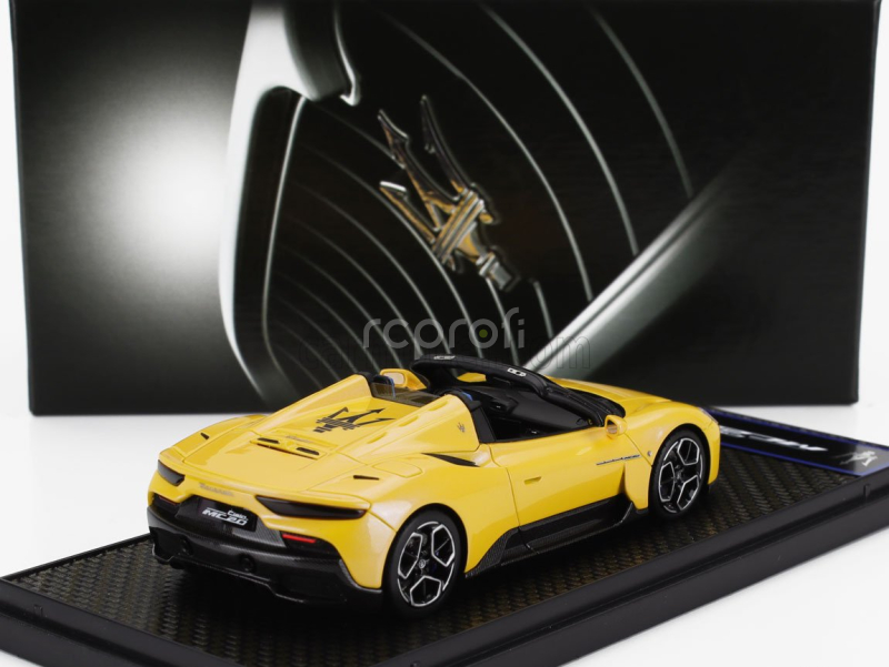 Bbr-models Maserati Mc20 Cielo Spider 2022 - Birdcage Rims 1:43 Giallo Genio - Žlutá