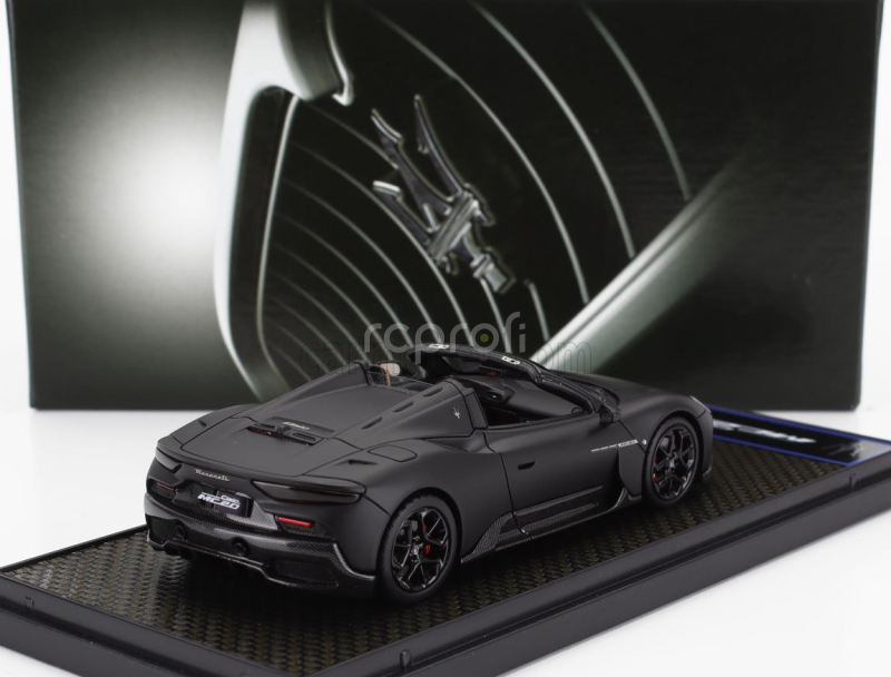 Bbr-models Maserati Mc20 Cielo Spider 2022 - Birdcage Rims 1:43 Nero Opaco - Matná Černá