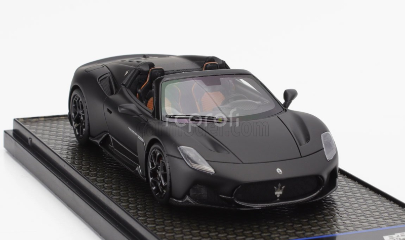 Bbr-models Maserati Mc20 Cielo Spider 2022 - Birdcage Rims 1:43 Nero Opaco - Matná Černá