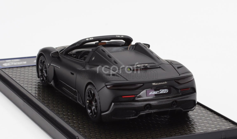 Bbr-models Maserati Mc20 Cielo Spider 2022 - Birdcage Rims 1:43 Nero Opaco - Matná Černá