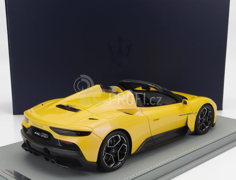 Bbr-models Maserati Mc20 Cielo Spider 2022 1:18, žlutá
