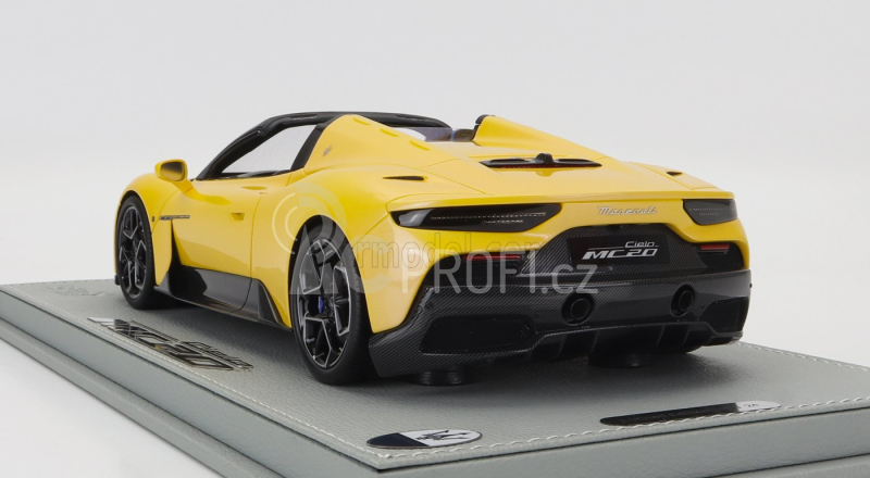 Bbr-models Maserati Mc20 Cielo Spider 2022 1:18, žlutá