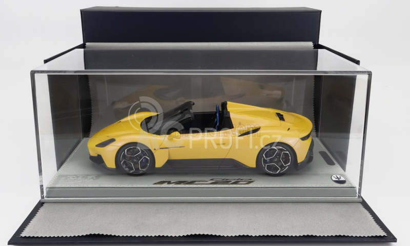 Bbr-models Maserati Mc20 Cielo Spider 2022 1:18, žlutá