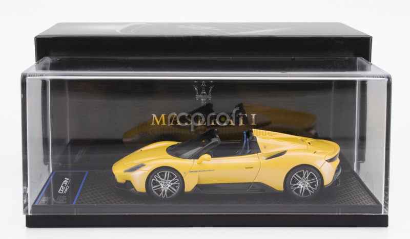 Bbr-models Maserati Mc20 Cielo Spider 2022 - Mmxx Design Rims 1:43 Giallo Genio - Žlutá