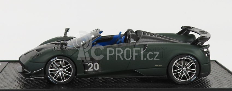 Bbr-models Pagani Huayra Bc N 20 Roadster 2017 1:43 Černý Karbon - Matná Tmavě Zelená