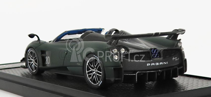 Bbr-models Pagani Huayra Bc N 20 Roadster 2017 1:43 Černý Karbon - Matná Tmavě Zelená