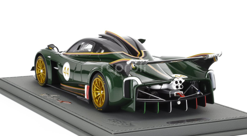 Bbr-models Pagani Huayra R N 44 Racing 2021 - Con Vetrina - With Showcase 1:18 Verde Smeraldo - Zelený Uhlík