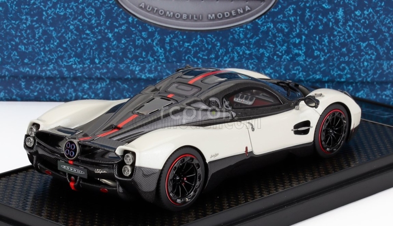 Bbr-models Pagani Utopia 2022 1:43 White Carbon - Bianco Benny Carbonio