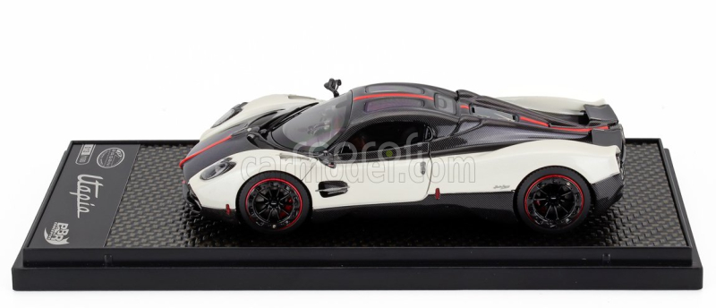 Bbr-models Pagani Utopia 2022 1:43 White Carbon - Bianco Benny Carbonio