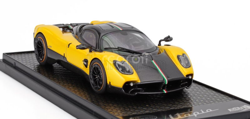 Bbr-models Pagani Utopia 2022 1:43 Žlutý Karbon - Giallo Ginevra Carbonio