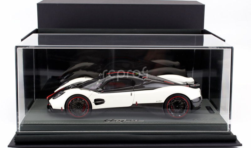 Bbr-models Pagani Utopia 2022 - Con Vetrina - With Showcase 1:18 Bianco Benny - Bílá