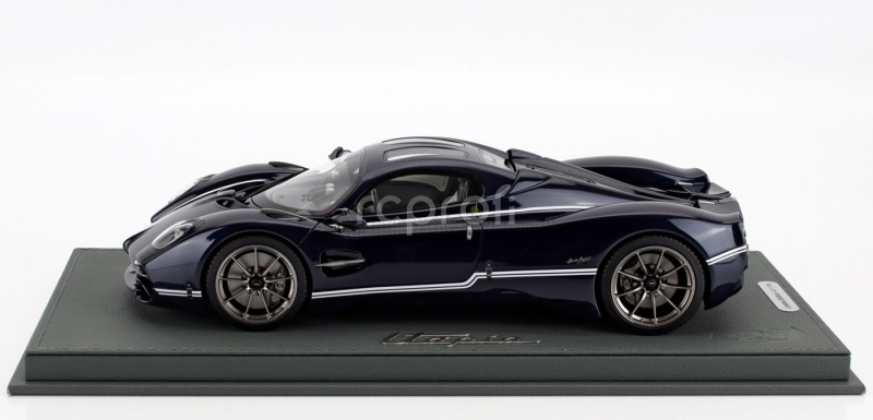 Bbr-models Pagani Utopia 2022 - Con Vetrina - With Showcase 1:18 Modrá Půlnoční Lesklá