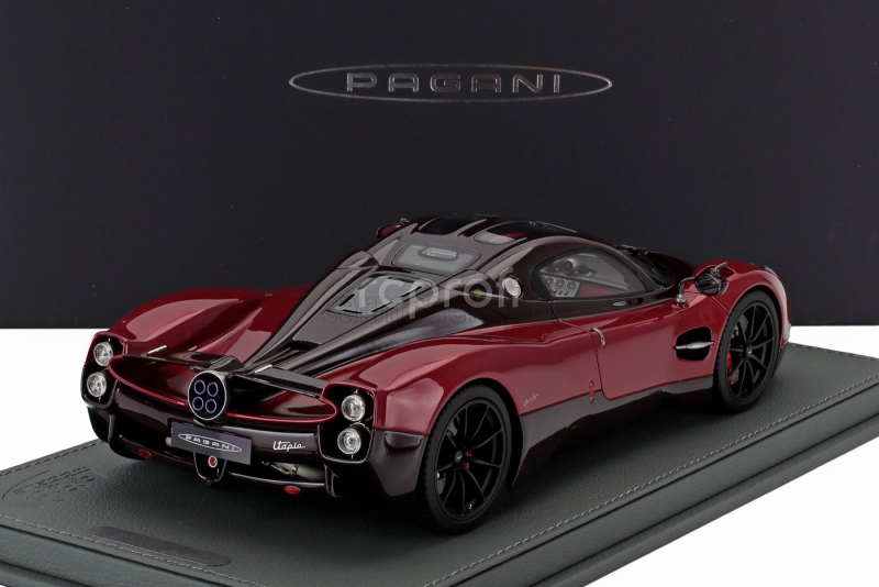 Bbr-models Pagani Utopia 2022 - Con Vetrina - With Showcase 1:18 Rosso Dubai - Červená