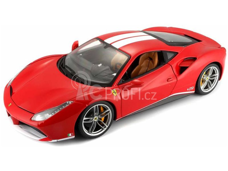 Bburago 70th Anniversary Collection Ferrari 488 GTB 1:18 červená