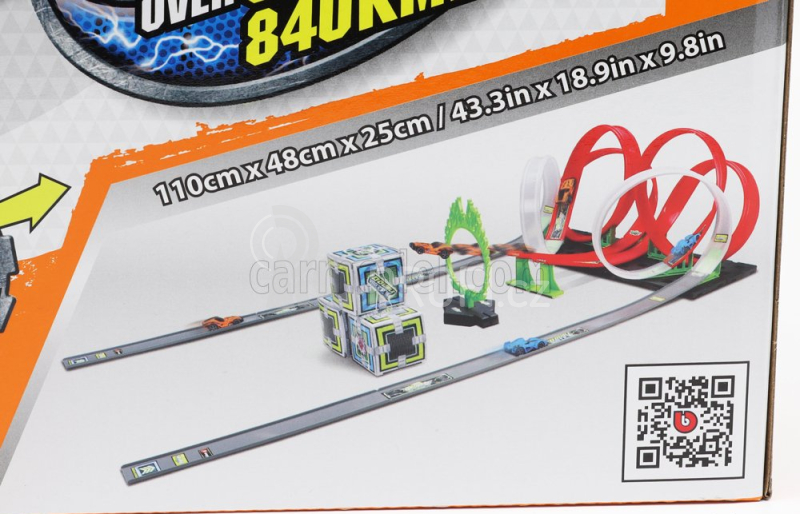 Bburago Accessories Diorama - Go Gears Extreme Double Vortex With 2x Cars Included 1:64 Různé