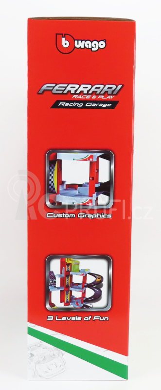 Bburago Accessories Diorama - Level Racing Garage With Ferrari F-12 2015 1:43 /