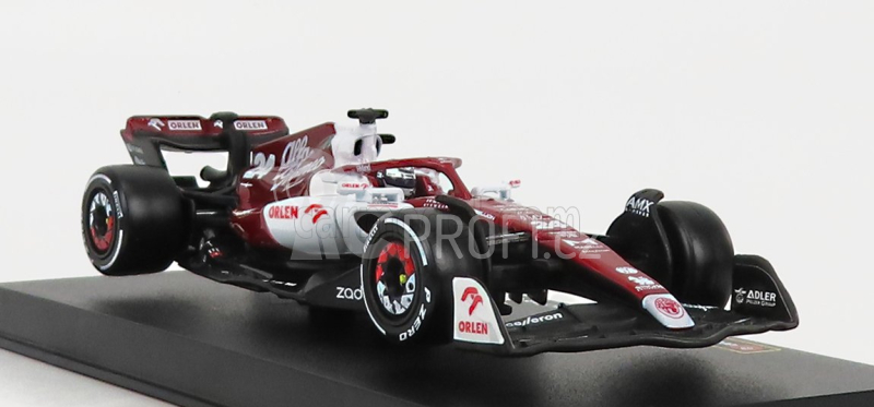 Bburago Alfa romeo F1 C42 Team Orlen Racing N 24 1:43, červená