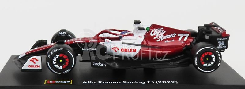 Bburago Alfa romeo F1 C42 Team Orlen Racing N 77 1:43, červená