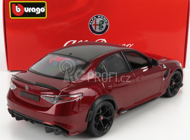 Bburago Alfa romeo Giulia Gta 2020 1:18 Rosso Alfa Met - Tmavě Červená Met