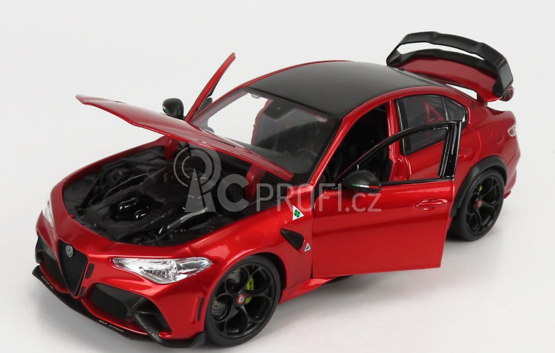 Bburago Alfa romeo Giulia Gtam 2020 1:18 Rosso Gta - Red Met