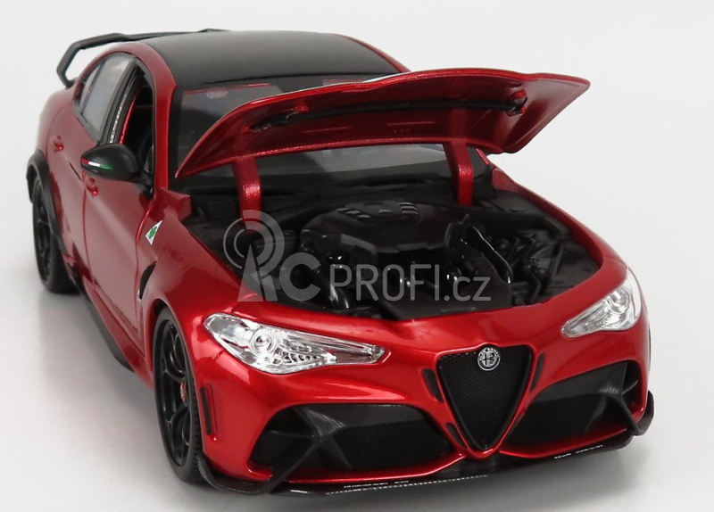 Bburago Alfa romeo Giulia Gtam 2020 1:18 Rosso Gta - Red Met