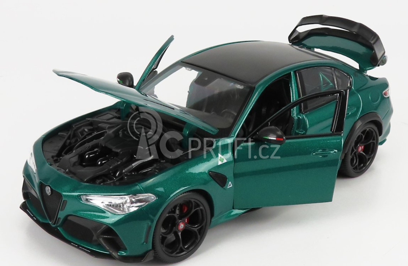 Bburago Alfa romeo Giulia Gtam 2020 1:18 Verde Montreal - Green Met